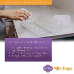 Milkies Fairhaven Health Milk Tray with Lid, Breastmilk Freezer Organization, 1 Ounce Sticks, Set of 2, Reusable, BPA and Silicone Free Containers, Freeze Your Baby Food