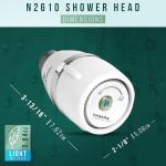 Niagara Water Saving Shower Heads - Adjustable 1.0 GPM & 1.5 GPM High Pressure, Low Flow Shower Head, White Finish - Efficient Water Saver Shower Head for Eco-Friendly Bathing