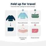 Tiny Twinkle Long Sleeve Bib for Babies & Toddlers – Waterproof Smock Bib for Eating – Machine Washable & Mess-Proof, Baby Feeding Essential & Shower Must-Have(Ocean Life, 2-4Y)