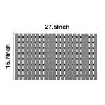 BEMISO BEMISO Shower Mat Non Slip Bathtub Mat with Suction Cups and Drain Holes 27.5 x15.7 Inch Bath Mat for Tub & Shower.Easy Dry,Easy to Cut,Eco-Friendly