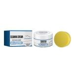 Yunqing Multipurpose Shoe Polish Clean-ing Cream No-Wash Stain Removal with Sponge, Perfect for Leather, Silicone, Car Interiors - Convenient, Environmentally Friendly Shoe Maintenance Solution