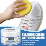 Yunqing Multipurpose Shoe Polish Clean-ing Cream No-Wash Stain Removal with Sponge, Perfect for Leather, Silicone, Car Interiors - Convenient, Environmentally Friendly Shoe Maintenance Solution
