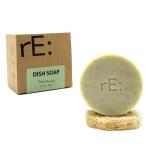 RE: Eco-Friendly Dish Washing Soap Bar With Loofah Holder - Palm Oil Free, Zero Waste, Plastic Free, No Artificial Dyes or Fragrance (1, Rosemary)