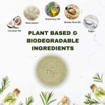 RE: Eco-Friendly Dish Washing Soap Bar With Loofah Holder - Palm Oil Free, Zero Waste, Plastic Free, No Artificial Dyes or Fragrance (1, Rosemary)