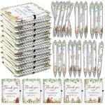 Skyygemm 30 Set Woodland Animal Baby Shower Favors Gifts for Guests Includes Woodland Animal Small Spiral Notebook Bulk Forest Retractable Ballpoint Pen Black Ink for Baby Shower Gender Reveal Guest