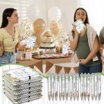 Skyygemm 30 Set Woodland Animal Baby Shower Favors Gifts for Guests Includes Woodland Animal Small Spiral Notebook Bulk Forest Retractable Ballpoint Pen Black Ink for Baby Shower Gender Reveal Guest