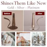 Pro Size Polishing Cleaning Cloth Pure Cotton Made in USA for Gold, Silver, and Platinum Jewelry, Eco Friendly Large Cleaner Cloth 11 x 14 in. Keeps Jewelry Clean and Shiny