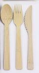 Eco Friendly, Biodegradable Bamboo Cutlery Bulk Set - 100% Biodegradable Compostable Disposable Utensils - Forks, Spoons, Knives - 120 Piece Bulk Set - Eco Friendly Alternative to Plastic