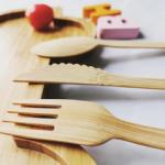 Eco Friendly, Biodegradable Bamboo Cutlery Bulk Set - 100% Biodegradable Compostable Disposable Utensils - Forks, Spoons, Knives - 120 Piece Bulk Set - Eco Friendly Alternative to Plastic