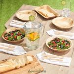 350 Pieces Compostable Wooden Cutlery Set - Disposable Wood Utensils(140 Forks,105 Spoons,105 Knives)-Bamboo Silverware And Plastic Flatware Alternative,Heavy Duty Serving Utensils For Party/Picnic