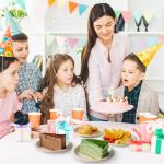 ECOLipak 6 Inch Disposable Compostable Small Paper Plates, 200 Pack Recycled Sugarcane Bagasse Biodegradable Heavy Duty Mini Dinner Appetizer Cake Dessert Plates for Party(Nature)