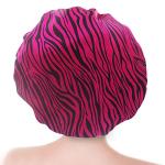 Bleu Bath (2 Pack) Sexy Lovely Fashion Style Hair Cap Extra Large Double Layer Lined Waterproof Durable Eco-Friendly Shower Cap with Tight Elastic-Fashionista Collection Bath Cap (Sexy Style)