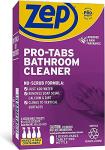 Zep PRO-TABS Bathroom Cleaner Dissolvable Tablets - 4 Tablets Per Box - Just Add Water! Environmentally Friendly, Purple (ZUBCTAB)
