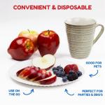 Hygloss Paper Plates - Uncoated White Plate - Use for Foodware, Events, Activities, Crafts Projects and More - Environmentally Friendly - Recyclable and Disposable - 9-Inches - 100 Pack