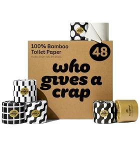 Who Gives A Crap Bamboo Toilet Paper, 48 Rolls