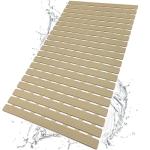 BEMISO BEMISO Shower Mat Non Slip Bathtub Mat with Suction Cups and Drain Holes 27.5 x15.7 Inch Bath Mat for Tub & Shower.Easy Dry,Easy to Cut,Eco-Friendly