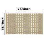 BEMISO BEMISO Shower Mat Non Slip Bathtub Mat with Suction Cups and Drain Holes 27.5 x15.7 Inch Bath Mat for Tub & Shower.Easy Dry,Easy to Cut,Eco-Friendly