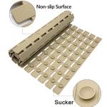 BEMISO BEMISO Shower Mat Non Slip Bathtub Mat with Suction Cups and Drain Holes 27.5 x15.7 Inch Bath Mat for Tub & Shower.Easy Dry,Easy to Cut,Eco-Friendly