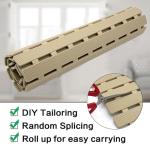 BEMISO BEMISO Shower Mat Non Slip Bathtub Mat with Suction Cups and Drain Holes 27.5 x15.7 Inch Bath Mat for Tub & Shower.Easy Dry,Easy to Cut,Eco-Friendly