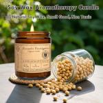 Scented Candles - Lavender Eucalyptus Candles for Home Scented, 7oz Soy Wax Aromatherapy Candle for Stress Relief and Relaxation Anxiety, Non Toxic, Birthday Gifts for Women Men, Mothers Day Gifts