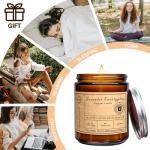 Scented Candles - Lavender Eucalyptus Candles for Home Scented, 7oz Soy Wax Aromatherapy Candle for Stress Relief and Relaxation Anxiety, Non Toxic, Birthday Gifts for Women Men, Mothers Day Gifts