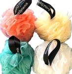 Loofah Sponge Exfoliating Loofah Body Scrubber Eco Friendly Shower Bath Pouf 4 Pack Premium Soft mesh