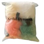 Loofah Sponge Exfoliating Loofah Body Scrubber Eco Friendly Shower Bath Pouf 4 Pack Premium Soft mesh