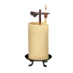 Candle by the Hour 80-Hour Citronella Candle, Eco-friendly Natural Beeswax with Cotton Wick,Yellow