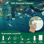 Bowery Home Eco-Friendly Recycled Polyester Shower Curtain Liner – Waterproof, Sustainable, Non-Toxic Shower Curtain Liner, with Rust-Proof Grommets, NOT Made in China - 72x72IN, 4G – Frosted