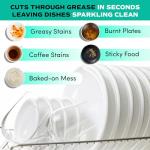 Zero Trace Dishwasher Detergent Eco-Friendly Sheets for Dish Washing - Plant Powered Technology- Unscented- 60 Loads