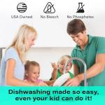 Zero Trace Dishwasher Detergent Eco-Friendly Sheets for Dish Washing - Plant Powered Technology- Unscented- 60 Loads