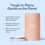 BLUELAND Oxi Laundry Booster Powder Refill 2-Pack, Clear Skies Scent, 50 Loads, 35.2 oz, Plastic-Free, Eco Friendly, Oxy Cleaner, Stain Remover