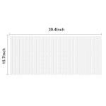 BEMISO BEMISO Shower Mat Non Slip Bathtub Mat with Suction Cups and Drain Holes 37.4 x15.7 Inch Bath Mat for Tub & Shower.Easy Dry,Easy to Cut,Eco-Friendly