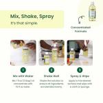 Good Natured Brand All-Purpose Cleaner Concentrate | Multi-Surface Cleaner | Natural Lemon Essential Oil | Multipurpose Cleaner Concentrate All Surfaces | Lemon Love | 8oz makes 128oz