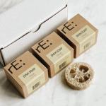 RE: Dish Washing Soap Bars Value Pack (Loofah holder sponge included) - palm oil free, eco friendly, zero waste, plastic free, free of artificial dyes and fragrance (Citrus)