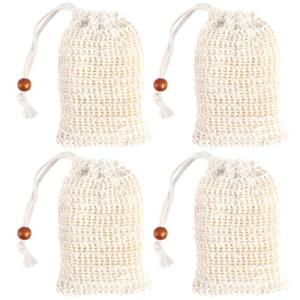 Eco-Friendly Skincare, Natural Exfoliation, Cotton Bathroom Accessories, Sustainable soap Storage, Zero Waste Shower Products, Biodegradable soap Pouch