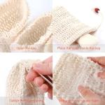 Eco-Friendly Skincare, Natural Exfoliation, Cotton Bathroom Accessories, Sustainable soap Storage, Zero Waste Shower Products, Biodegradable soap Pouch