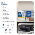 Truly Free Natural Laundry Detergent for Sensitive Skin | Eco Friendly, Plant Based, Baby Clothes Safe | Clean & Easy Powder to Liquid, 1 Pack Detergent + 1 Refillable Jug | Signature Scent, 50 Loads