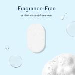 BLUELAND 100% Plastic-Free Dishwasher Detergent Tablets, 120 Count, Free & Clear, Eco-Friendly Dishwashing Pods, Natural, USDA Certified biobased