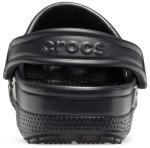 Crocs Unisex-Adult Classic Clogs, Black, 9 Men/11 Women