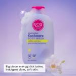 eos Shea Better Cashmere Body Wash, Vanilla Cashmere, Moisturizing, pH Balanced Body Wash, Creamy Gel Formula, Paraben & Phthalate Free, Sensitive Skin, 16 fl oz