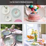 Biodegradable Bamboo Paper Plates 30-Pack, Heavy Duty Disposable Plate 9" & 7" Platters, Eco-Friendly Reusable Non-toxic Recycled Compostable Green Disposables for Lunch, Dinner, Party ﻿ ﻿ ﻿ ﻿ ﻿