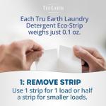 Tru Earth Platinum - Heavy Duty Laundry Detergent Sheets - Up to 128 Loads (64 Count), Fresh Linen Scent - Ultra-Concentrated Formula - Eco-Friendly Laundry Sheets