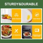 100% Compostable Oval Paper Plates 12 Inch, 125-Pack Large Heavy Duty Paper Plates Bulk,Biodegradable Bagasse,Eco-Friendly Disposable Dinner Plate for BBQ,Picnic,Party (BPI Certified,Microwaveable)