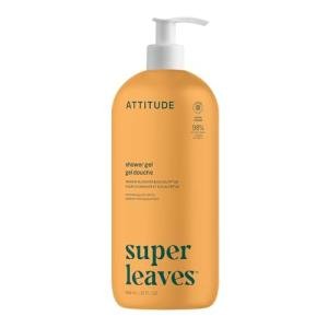 ATTITUDE Body Wash, EWG Verified Shower Gel, Dermatologically Tested, Plant and Mineral-Based, Vegan Personal Care Products, Orange Blossom & Eucalyptus, 32 Fl Oz
