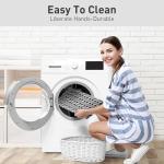 XIYUNTE Shower Mat Bathtub Mat Non Slip, 27''x16'' Soft and Comfortable Anti Slip Shower Mat, Eco-Friendly TPE+PP Shower Non Slip Mat with Powerful Suction Cups, Machine Washable, Easy to Cut, Grey