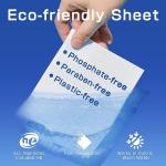 Soulink Laundry Detergent Sheets Fresh Linen Scent 240 Loads，Eco Friendly Detergent Strips for Travel & Home - No Plastic Jug Soap Strips, Plant-based, Hypoallergenic. Safe for Sensitive Skin