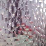 Adwaita 3D Bubbles Shower Curtain Liner,No Odors,Eco Friendly (Clear)