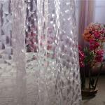 Adwaita 3D Bubbles Shower Curtain Liner,No Odors,Eco Friendly (Clear)