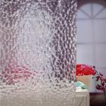Adwaita 3D Bubbles Shower Curtain Liner,No Odors,Eco Friendly (Clear)